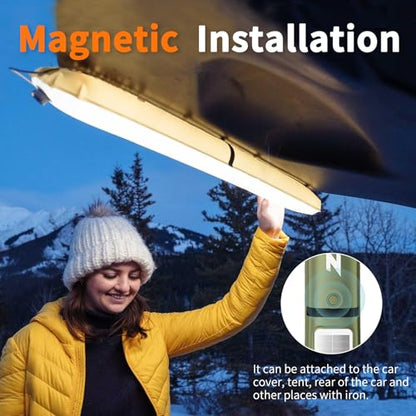34 inch Inflatable Solar Camping Lantern – USB Rechargeable, IP66 - size: 86cm