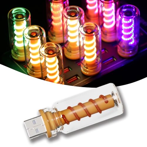 Touch Control Retro USB Night Light, Touch Adjustment Lights,Plug in USB Auto Night Light, Mini LED Bulb for Car, Camping, Gift, Party, Holiday Decoration, Bedroom, Desktop (Yellow, 903) - color: Yellow, size: 903