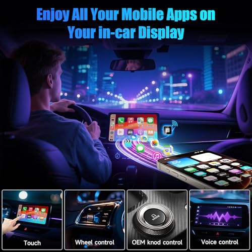 Wireless CarPlay Adapter, Wired to Wireless Car Adapter