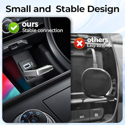 welspo 2-in-1 Wireless CarPlay & Android Auto Adapter