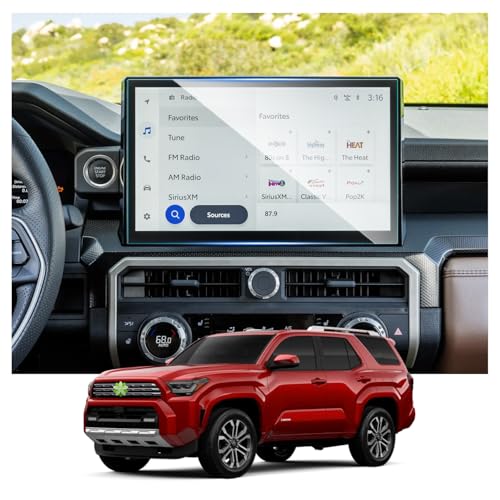 Ruiya Matte Screen Protector for Toyota Tacoma 14" Display Touchscreen Matte Tempered Glass Compatible with 2024 2025 2026 Toyota Tacoma Accessories - color: 2024+ Toyota Tacoma 14" Matte Tempered