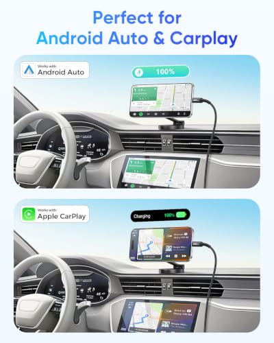 SUNGUY 10Gbps Android Auto USB C Cable, [2-Pack,1.5FT] 3A USB 3.1 Gen 2 Fast Charge & Data Transfer USB C CarPlay Cable, Compatible with iPhone 17/16/15 Pro Max, Galaxy S23 S22 Ultra Note 20, SSD - color: Black, size: 1.5ft