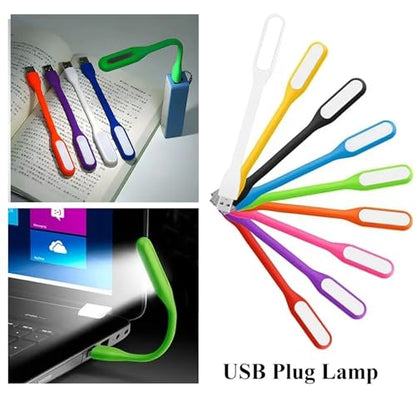 Mini Flexible Light, Portable USB Led Reading Night Lamp for PC Laptop Computer Notebook Power Bank - 2 Pack (Green) - color: Green