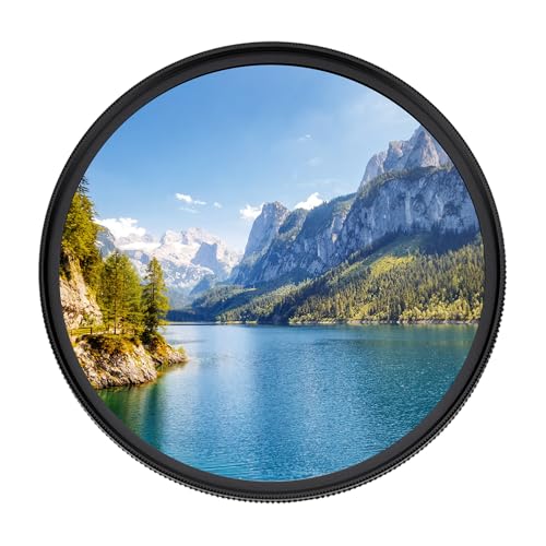 JJC 58mm CPL Filter for Canon EOS Rebel T7 T6 T5 with EF-S 18-55mm Kit Lens - size: 58mm
