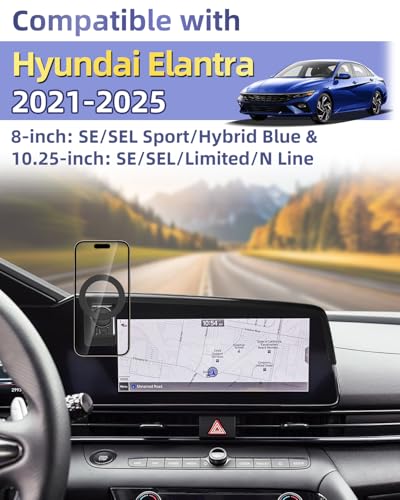 PZK Car Phone Holder for 2021-2026 Hyundai Elantra 8-Inch/10.25-Inch Screen - color: Magsafe, size: No Extension Rod