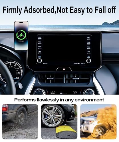 Car Phone Mount for Toyota Venza 2021 2022 2023 2024 8" Screen Accessories - size: fit for Toyota Venza 2021-2024 (8 Inch Screen)