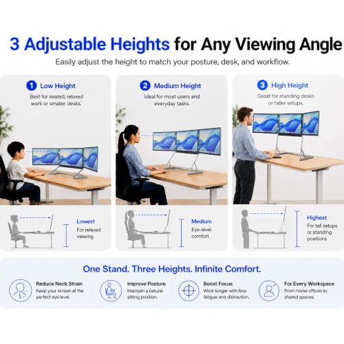 TriCreate 16 FHD 16" Triple Portable Monitor Extender for Laptop - size: T16