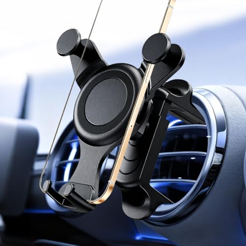 Car Phone Mount for Jeep Wrangler JL JLU & Gladiator JT (2018-2024), Dedicated Round Air Vent Cell Phone Holder, Fit for iPhone 17 16 15 14 13 Pro Max & Samsung