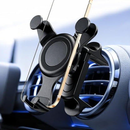 Car Phone Mount for Jeep Wrangler JL JLU & Gladiator JT (2018-2024), Dedicated Round Air Vent Cell Phone Holder, Fit for iPhone 17 16 15 14 13 Pro Max & Samsung