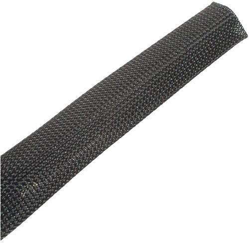 Techflex 1-1/4 Clean Cut Sleeving 25 ft. Black - color: 25 Feet, size: 1.25 Inch
