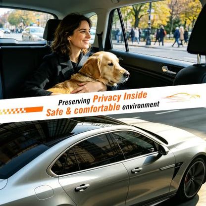 TOYOCO Ceramic Car Window Tint, 5% VLT, 24" x 15FT Window Privacy Film, No Signal Interference, 99% UV Protection & Scratch-Resistant for Side & Rear Windows, DIY Install - color: 5%vlt, size: 24in x 15ft