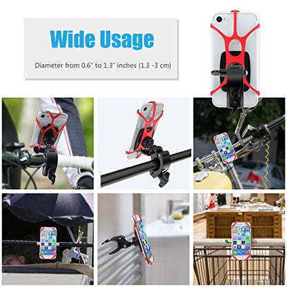 Universal Magnetic Bicycle & Motorcycle Handlebar Phone Holder for Cell Phones and GPS with Fast Swift-Snap Technology,
