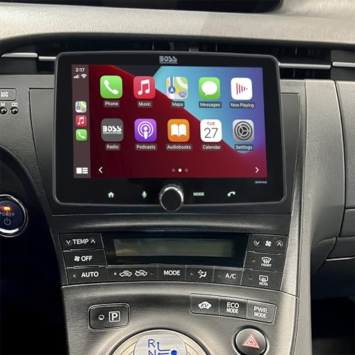 Scosche TA2105B Double or Single DIN with Pocket Radio Install Dash Kit Compatible with Select 2010-2015 Toyota Prius - Aftermarket Car Stereo Installation Kit - See Fit Guide Image for compatibility