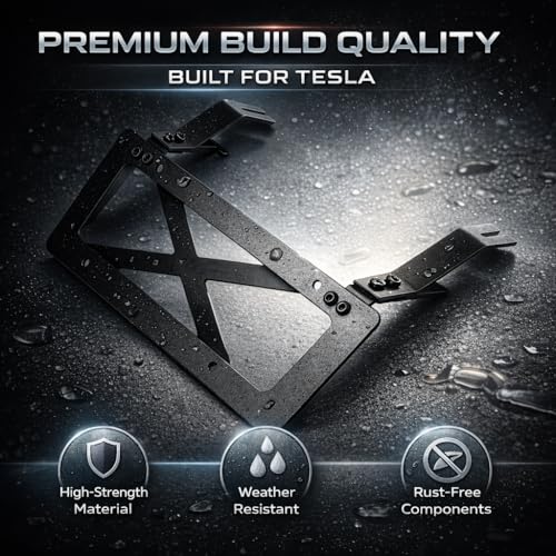 No Drill Front License Plate Mount for Tesla Model 3 2018-2022, Premium Front License Plate Holder Bracket, Camera-Safe License Plate Frame, Secure & Scratch-Free Install【for 2017-2022 Tesla Model 3】 - size: 2017-2022 Model 3