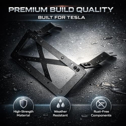 No Drill Front License Plate Mount for Tesla Model 3 2018-2022, Premium Front License Plate Holder Bracket, Camera-Safe License Plate Frame, Secure & Scratch-Free Install【for 2017-2022 Tesla Model 3】 - size: 2017-2022 Model 3