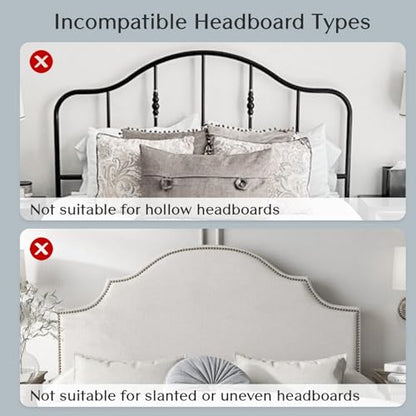 Solfres Patented Innovative Design Headboard Reading Light. No Drilling Golden Book Light for Bedtime Reading. Dimmable LED Book Reading Lamp with Bulb. Movable & Flexible, Gold - color: Gold, size: M