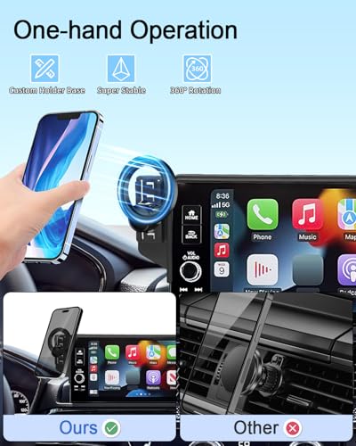 PZK Car Phone Holder for 2021-2026 Hyundai Elantra 8-Inch/10.25-Inch Screen - color: Magsafe, size: No Extension Rod
