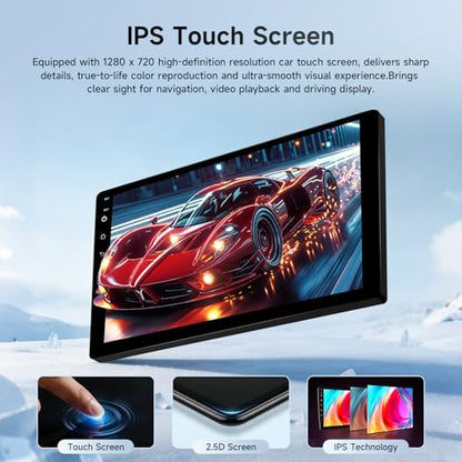 Leadfan Fast Boot Linux Car Radio for Toyota Camry 2002 2003 2004 2005 2006, 9 Inch IPS Screen for Camry Radio with Carplay Android Auto Backup Camera FM (Black, Not Fit for JBL&Big Navi Screen)