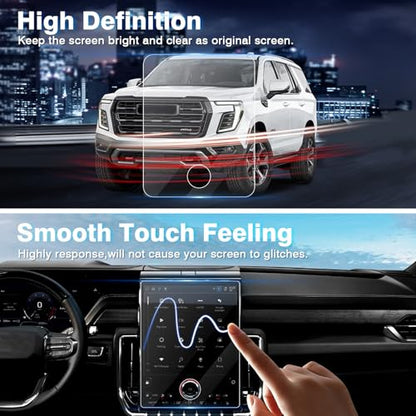 Karltys Upgrade Screen Protector 2025 2026 GMC Yukon 16.8-Inch [No Glare & Fingerprint] for Touchscreen Cover - size: 2025 2026 GMC Yukon