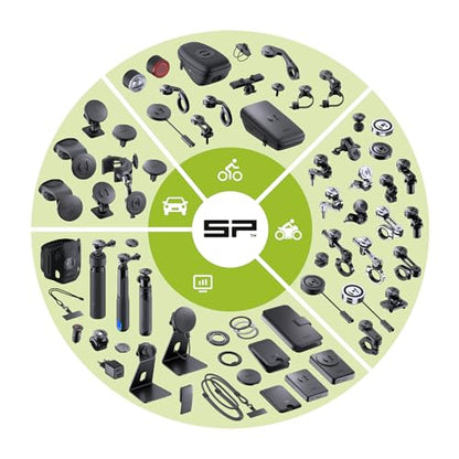 SP CONNECT Moto Bundle II with Anti Vibrations Module| SPC+ | Compatible with for iPhone 14 Pro Max| Motorcycle Phone Mount |Phone Mount for Motorcycle Handlebars | Cell Phone Holder - style: iPhone 14 Pro Max