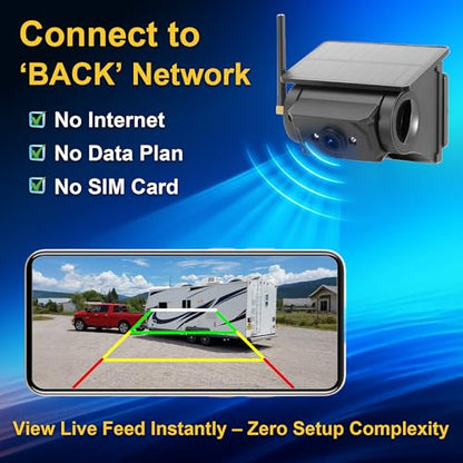 Wireless RV Backup Camera with Magnetic Mount