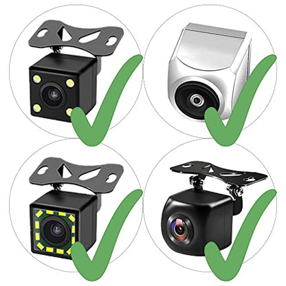 Car Rear Camera Adhesive Mount Holder Universal Adjustable Bracket - color: Rear Window Windshield Bracket
