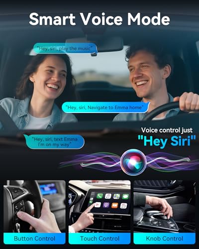 Burnt Sugar Wireless CarPlay Adapter for iPhone, Ultra-Mini USB Adapter for Apple CarPlay Convert Wired to Wireless, Stable Low-Lag Connection Plug & Play for iOS 10+ & Cars from 2016+ (Purple)
