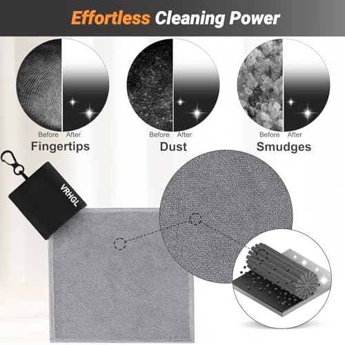 2 Sided Portable Glasses Cleaner, Patriotic Glasses Cloth Keychain,Reusable Microfiber Lens Eyeglasses Cleaning Cloth Pouch for Sunglasses Lens Camera Phone Screens - color: Red White and Blue