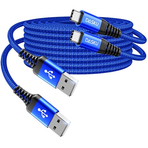 USB A to USB C Cable Fast Charging 10FT, 2Pack USB to USB C Cable, Upgraded - color: Blue, size: 10FT, style: USB A to USB C
