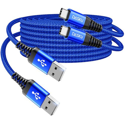 USB A to USB C Cable Fast Charging 10FT, 2Pack USB to USB C Cable, Upgraded - color: Blue, size: 10FT, style: USB A to USB C