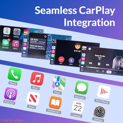 Wireless CarPlay Dongle for iPhone, Mini Plug & Play Car Play Adapter