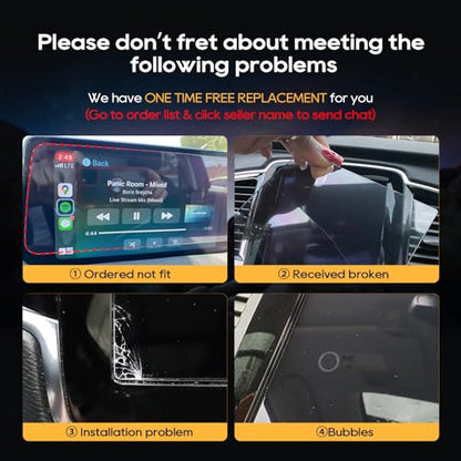 LFOTPP Fit for 2019 2020 2021 Forte 8-Inch Car Navigation Screen Protector, Tempered Glass 9H Hardness Audio Infotainment Display Center Touch Protective Film Scratch-Resistant