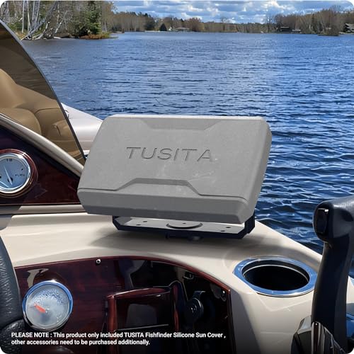 TUSITA 010-13130-00 Protective Cover Compatible with Garmin Striker 5cv 5dv,Vivid 5cv - Fishfinder Silicone Sun Cover