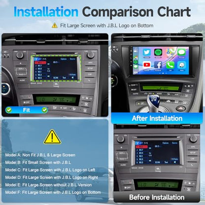 Leadfan Car Stereo for Toyota Prius 2010 2011 2012 2013 2014 2015 Radio - style: F:With Directly Below J.B.L