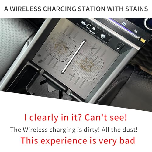 Wireless Charging pad Suitable for 2024 2025 2026 Hyundai Santa Fe - size: for 2024 2025 2026 Hyundai Santa Fe