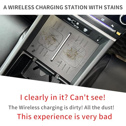 Wireless Charging pad Suitable for 2024 2025 2026 Hyundai Santa Fe - size: for 2024 2025 2026 Hyundai Santa Fe