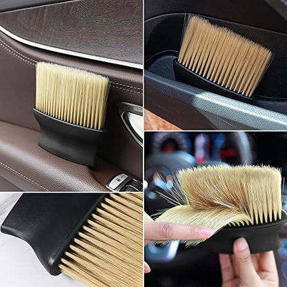 Auto Interior Dust Brush Soft Bristles Car Cleaning Brushes Duster Tool for Automotive