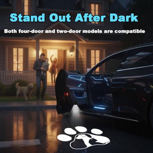 2PCS Prayer Gesture Cross Car Door Light Logo Projector LED Welcome Lamp - color: Cross