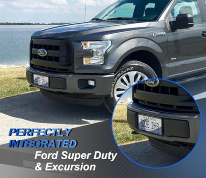Front License Plate Frame for F150 2015-2017 Licence Plate Holder - size: For F150 2015 2016 2017