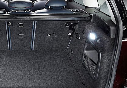 iJDMTOY Full LED Trunk Cargo Area Lamp Compatible With 2014/15-up 3rd Gen MINI Cooper F55 F56, OEM Replacement, Powered by 24-SMD Xenon White Lights & CAN-bus Error Free