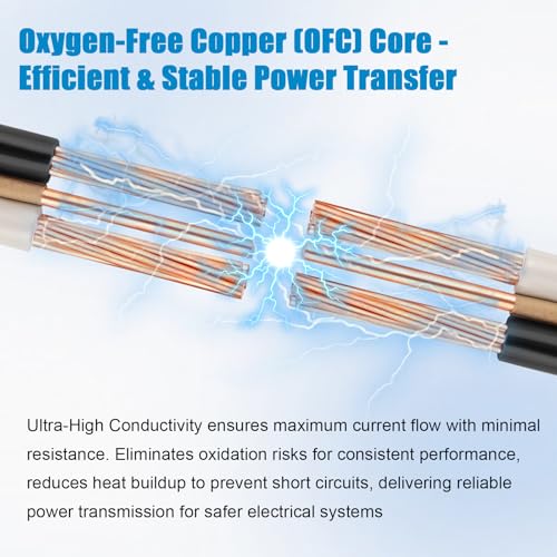 6/2 Wire with Ground - 10FT 6 Gauge NM-B Non-Metallic Sheathed Cable 100% Pure Copper 6 AWG 2 Conductor Residential Indoor Wire for Outlets, Switches, Other Loads and Lighting Wiring Projects etc. - size: 10FT, style: 6AWG/2