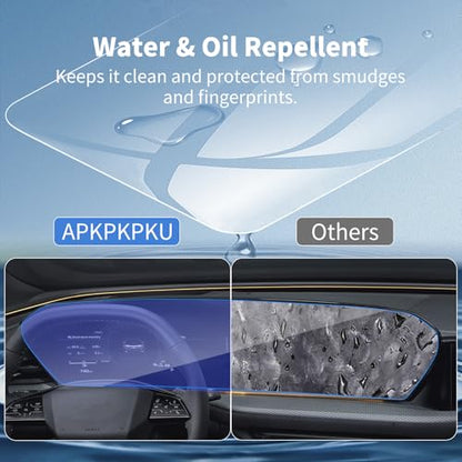Tempered Glass Screen Protector for 2025 2026 2027 Audi Q5/SQ5 Integrated - color: For 25-26 Audi Q5/SQ5 AIO Blue