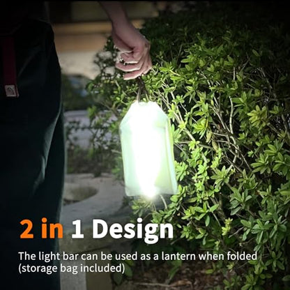 34 inch Inflatable Solar Camping Lantern – USB Rechargeable, IP66 - size: 86cm