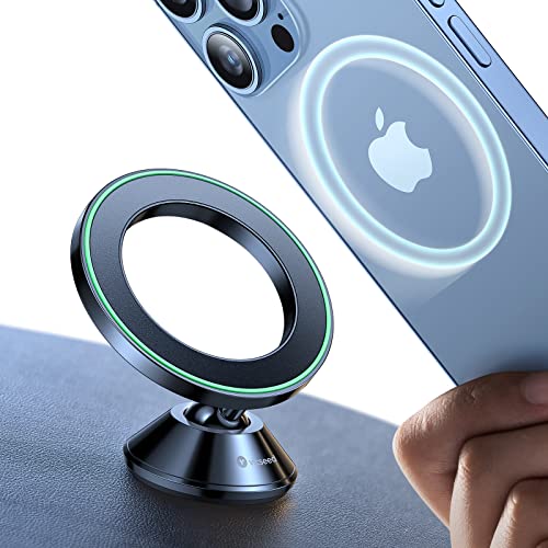 VICSEED Ultra Mini for MagSafe Car Mount Magnetic Phone Holder for Dash - color: Flash Black