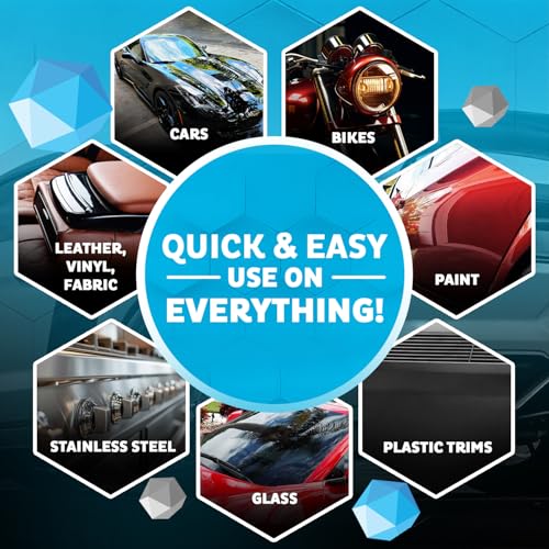 MAXLONE™ Car Spray with Triphene® All Purpose Waterless Detailer Gallon Kit - style: 1 Gallon + 1 Bottle + 8 Towels