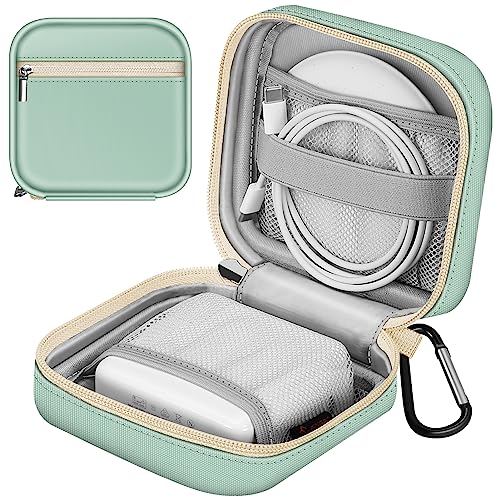 FINPAC Charger Case for MacBook, Small Electronic Organizer Pouch Bag - color: Light Green