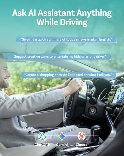 OTTOCAST Mini Tube 2026 Wireless CarPlay & Android Auto Adapter, Ultra-Fast Auto Reconnect,WiFi 6 & Bluetooth 5.4,Mini Plug & Play Dongle for Cars with Wired CarPlay