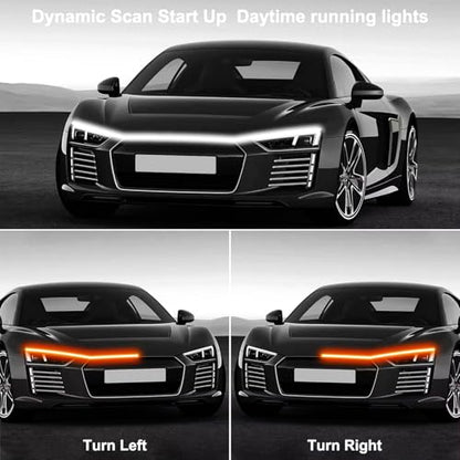 RGB Car LED Hood Light Strip for Cars, SUVs, Trucks, 70 Inches - color: RGB, size: 70 Inches