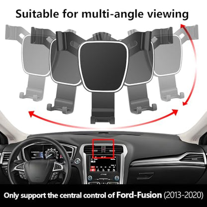 Car Phone Holder for Ford Fusion 2013 2014 2015 2016 2017 2018 2019 2020 Auto Accessories Navigation Bracket Interior Decoration Screen Dash Board Mobile Cell Phone Mount Smartphone case