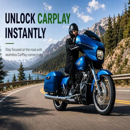 Motorcycle CarPlay Bluetooth Headset Bypass Adapter - color: military green